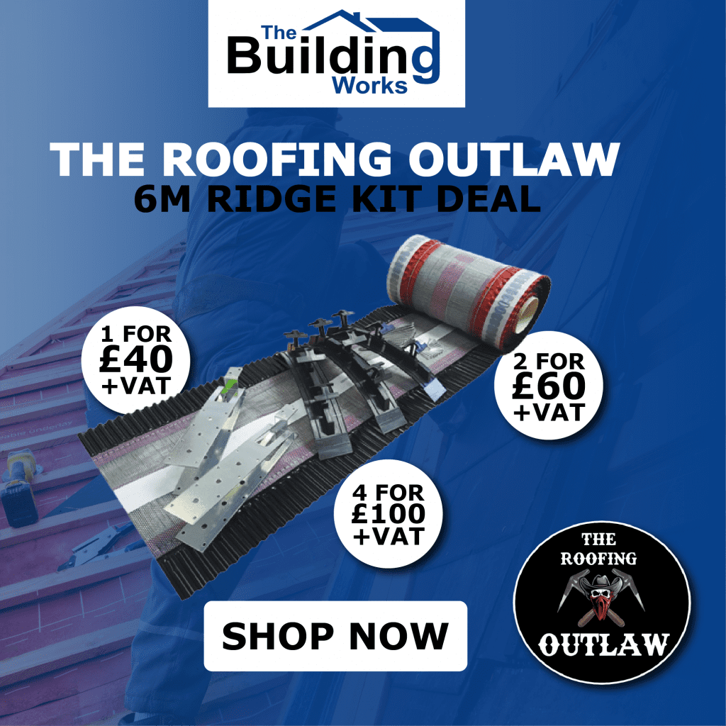 The Roofing Outlaw 6M Ridge Kit Deal
