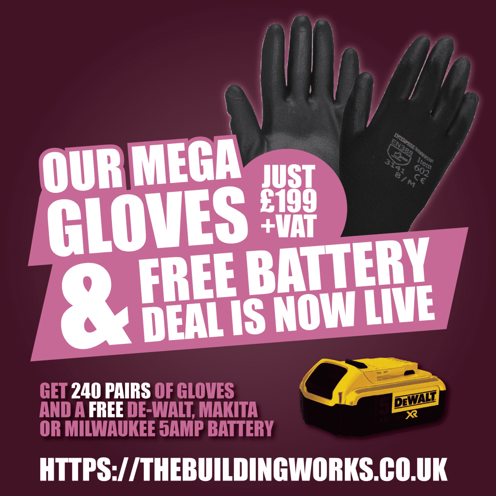 Gloves with FREE Battery Deal